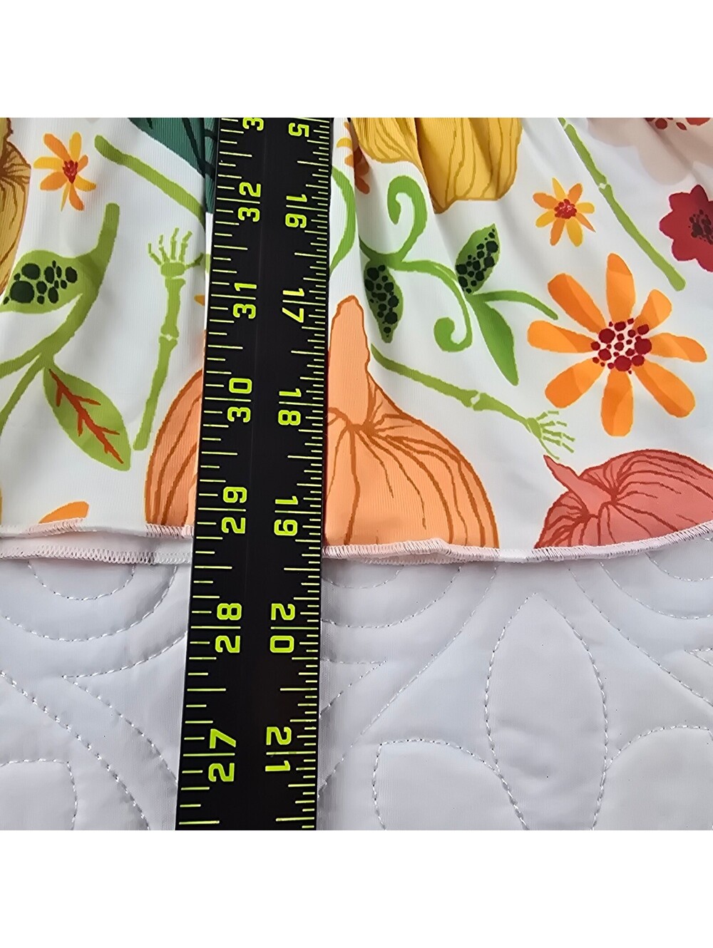 Penelope Plumm Girls Pumpkin Floral Fall Dress Orange Long Sleeve NWT Size 3T - Picture 4 of 8